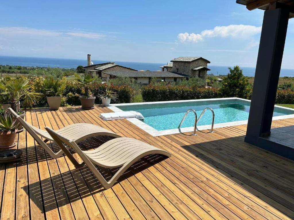 Zeusplace Pool Villa Olympus Riviera Litóchoron Dış mekan fotoğraf